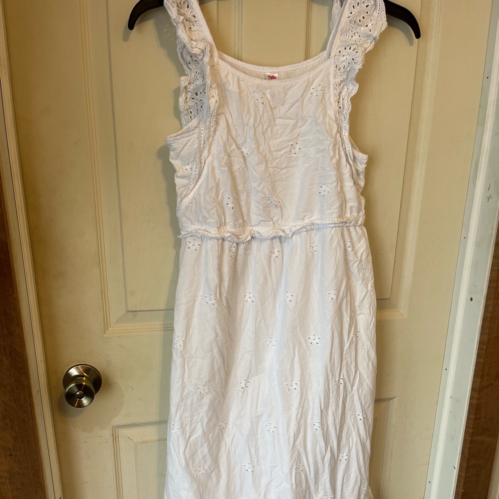 Justice girls 16 white Summer dress